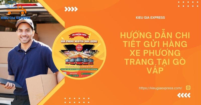 Hình ảnh khu vực gửi hàng (FUTA Express) tại bến xe Phương Trang Cần Thơ, thể hiện sự bận rộn và các gói hàng đang được xử lý.